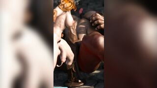 God of War - Futa Kratos