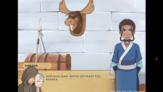 Four Elements Trainer (Book 1, Slave route) Katara show Boobs Scene