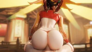 Devil Mercy Riding Hard Dick