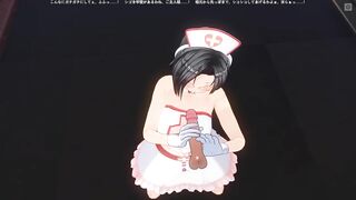 3D HENTAI POV nurse jerked off the patient