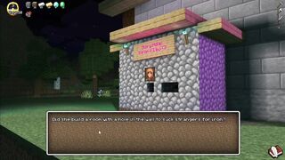 Minecraft Horny Craft #4 Big Dick Sloppy Blowjob through Glory Hole