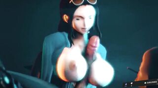 One Piece Nico Robin sex oral BIG