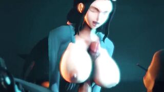 One Piece Nico Robin sex oral BIG