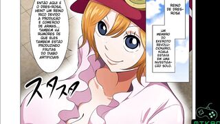 One piece parody Hentai Koala Submissive in Dressrosa