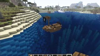 How to build a small pirate ship in Minecraft