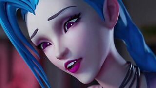 Jinx Couldn't Hold It And Deep Blowjob Big Dick | League Of Legends