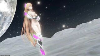 MMD R-18 Conqueror Angela Balzac - Space Purple Armor Color Edit Smixix