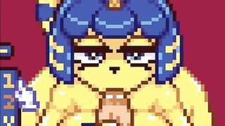 Neko Touch DX pixel art blowjob