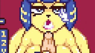 Neko Touch DX pixel art blowjob