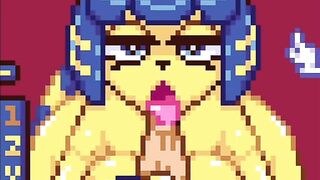 Neko Touch DX pixel art blowjob