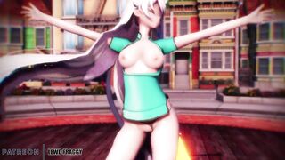 [MMD R-18] Honkai Impact - God Kiana Lamb [4K UNCENSORED HENTAI]