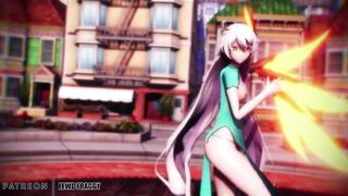 [MMD R-18] Honkai Impact - God Kiana Lamb [4K UNCENSORED HENTAI]