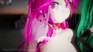 MMD R18 4k  Mirror dance Yamakaze - Lupin 1032