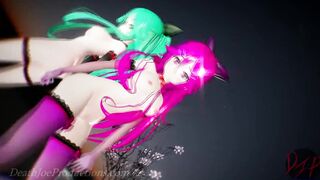 MMD R18 4k  Mirror dance Yamakaze - Lupin 1032