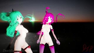 MMD R18 4k  Mirror dance Yamakaze - Lupin 1032