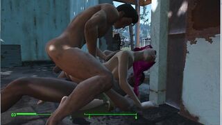 Sex wif in a porn game fallout 4. Threesome fuck wife | Porno Game, 3D