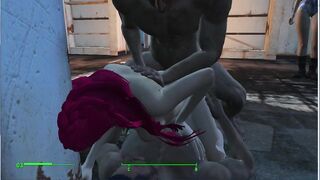 Sex wif in a porn game fallout 4. Threesome fuck wife | Porno Game, 3D