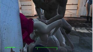 Sex wif in a porn game fallout 4. Threesome fuck wife | Porno Game, 3D