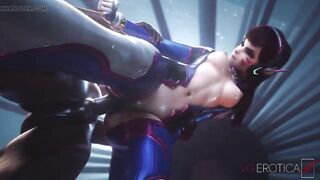 D.va get Fucked By Big Black Cock !