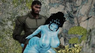 Avatar XXX: Neytiri Fucks BBC Soldier