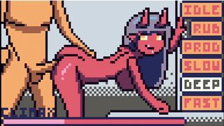 Pixel Art Porn Red Demand getting Hard Anal Fuck