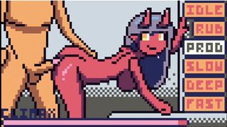 Pixel Art Porn Red Demand getting Hard Anal Fuck