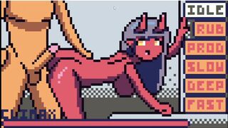 Pixel Art Porn Red Demand getting Hard Anal Fuck