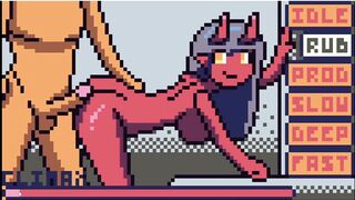 Pixel Art Porn Red Demand getting Hard Anal Fuck