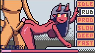 Pixel Art Porn Red Demand getting Hard Anal Fuck