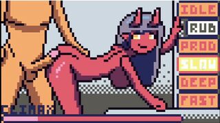 Pixel Art Porn Red Demand getting Hard Anal Fuck