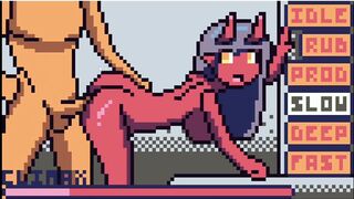 Pixel Art Porn Red Demand getting Hard Anal Fuck