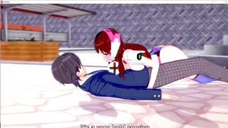 Owerwatch D.Va fucking POV pussy licking titjob cowgirl anime ucersoured teen 3D hentai koikatsu VR