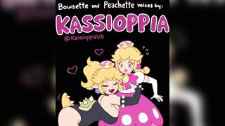 Futa Peachette and Bowsette spent some quality time together.