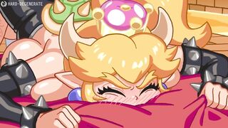 Futa Peachette and Bowsette spent some quality time together.