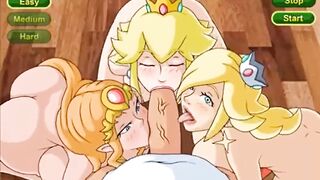 Blowbared Suckletriple x 3 Princesses