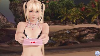 Dead or Alive Xtreme Venus Vacation Marie Rose Valentine's Day Pose Cards Fanservice Appreciation