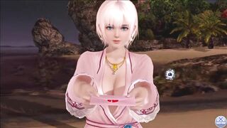 Dead or Alive Xtreme Venus Vacation Luna Valentine's Day Pose Cards Fanservice Appreciation