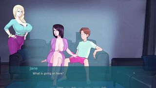 SexNote [v0.20.0d] [JamLiz] 2d sex game Jerk off cock through clothes and I creampie in shorts