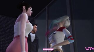 [TRAILER] Harley Quinn having sex with bruce in front of his wife