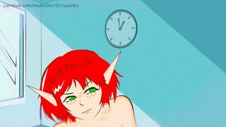 POV Red ELF dominating you (dirty talk)