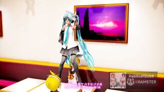 MMD r18 Miku delusion tax Delusion Tax Sex Dance Public ahegao 3d hentai