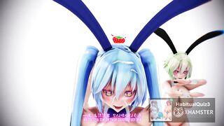 mmd r18 Gumi and Miku Persecution delusion mobile girl 3d hentai sex