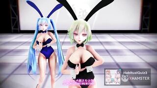 mmd r18 Gumi and Miku Persecution delusion mobile girl 3d hentai sex