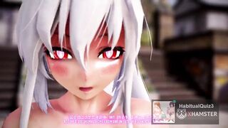 mmd r18 Haku Koshitantan Sex Dance 3d hentai cum swallow concert