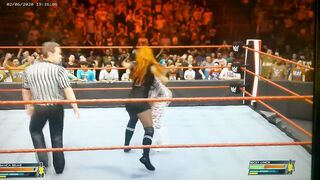 Becky Lynch Interferes On Wrestling Match With Alexa Bliss Vs Bianca Belair WWE 2K 2022