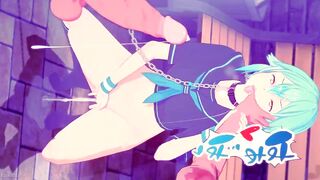 Sword art online Sinon Masturbation