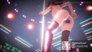 mmd r18 Final Pole Dance Omit cum swallow bdsm 3d hentai