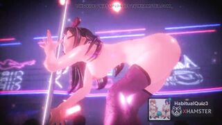 mmd r18 Final Pole Dance Omit cum swallow bdsm 3d hentai