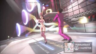 MMD r18 PiNK CAT After Sex Show 3d hentai