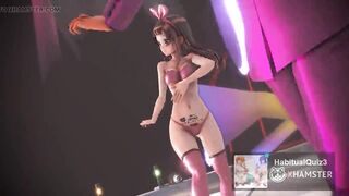 MMD r18 PiNK CAT After Sex Show 3d hentai